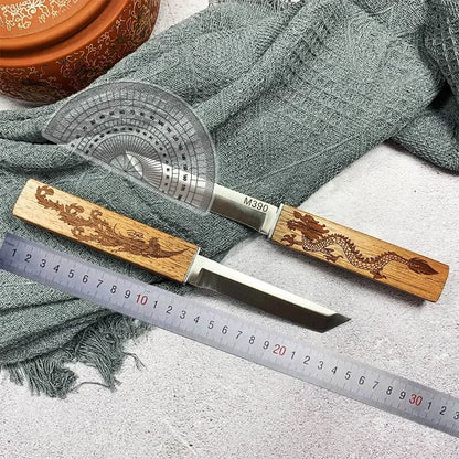 CUCHILLO PORTÁTIL DRAGON AND PHOENIX® 2 EN 1